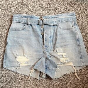 Hollister high-rise mom shorty size 27